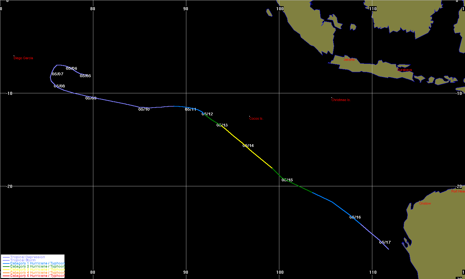 Tropical Cyclone Rhonda