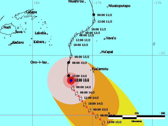 Tropical Cyclone Vaianu