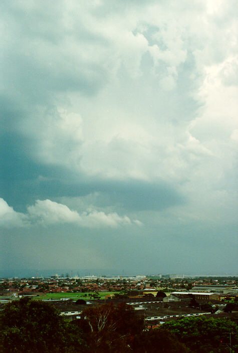 thunderstorm cumulonimbus_incus : Coogee, NSW   20 January 1990