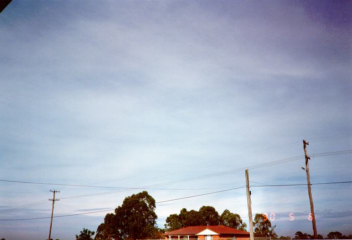 cirrostratus cirrostratus_cloud : Schofields, NSW   6 May 1990