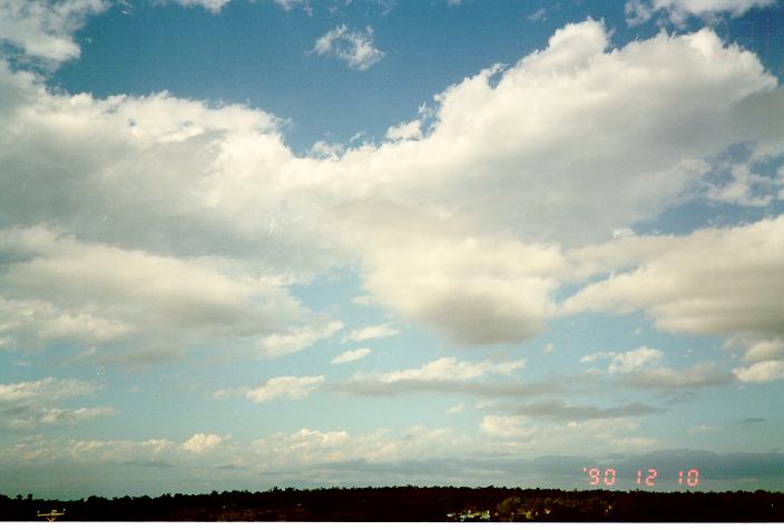 cumulus mediocris : Schofields, NSW   10 December 1990