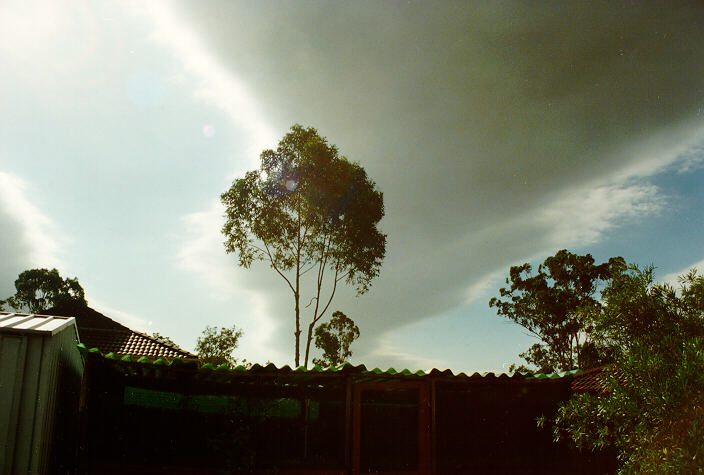 stratocumulus lenticularis : Oakhurst, NSW   12 March 1991