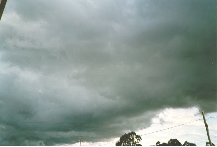 stratocumulus stratocumulus_cloud : Schofields, NSW   18 October 1992
