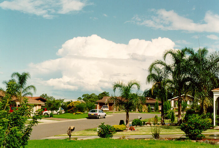 thunderstorm cumulonimbus_calvus : Oakhurst, NSW   28 March 1993