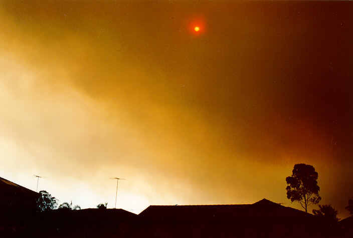 sunset sunset_pictures : Oakhurst, NSW   8 January 1994