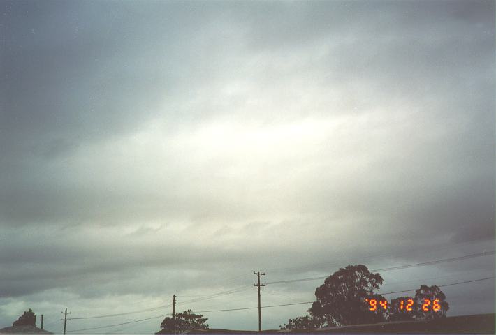 stratocumulus stratocumulus_cloud : Schofields, NSW   26 December 1994