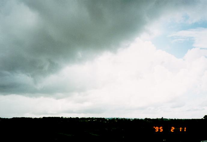 cumulus congestus : Schofields, NSW   11 February 1995