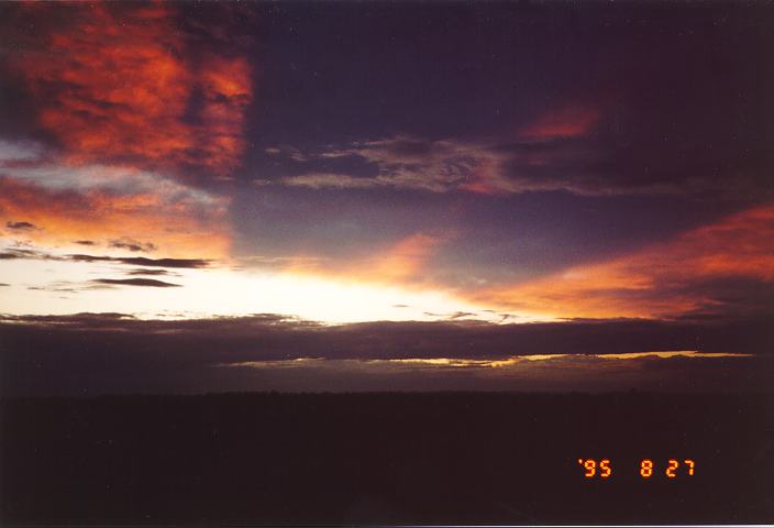 sunrise sunrise_pictures : Schofields, NSW   27 August 1995