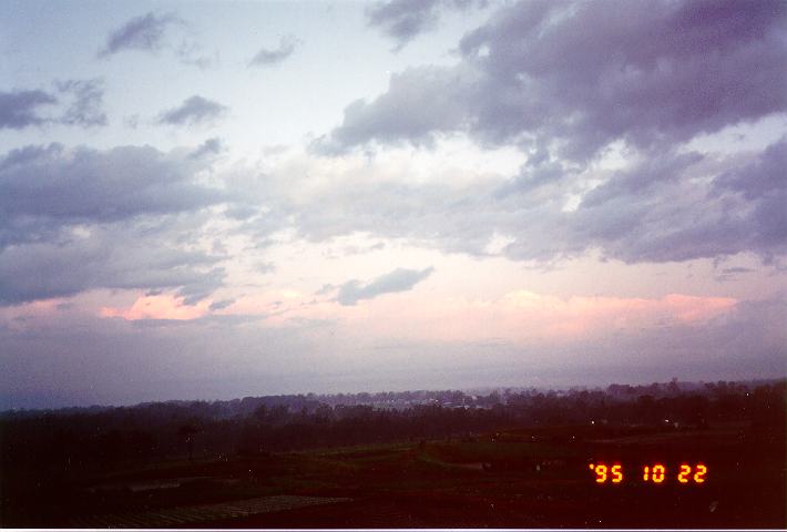 altocumulus altocumulus_cloud : Schofields, NSW   22 October 1995