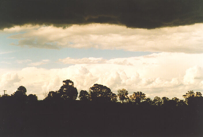 thunderstorm cumulonimbus_incus : Mulgoa, NSW   18 November 1995