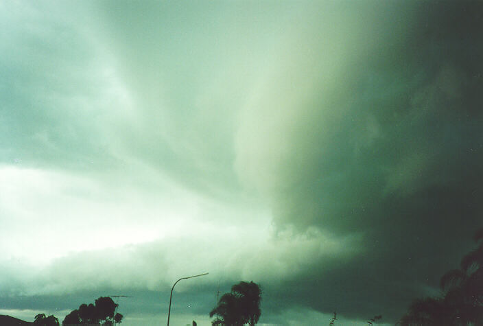 cumulonimbus thunderstorm_base : Oakhurst, NSW   10 December 1995