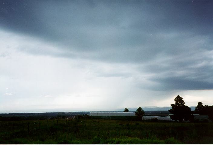 raincascade precipitation_cascade : Quakers Hill, NSW   27 December 1995