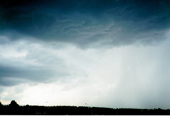 raincascade precipitation_cascade : Rooty Hill, NSW   5 February 1996