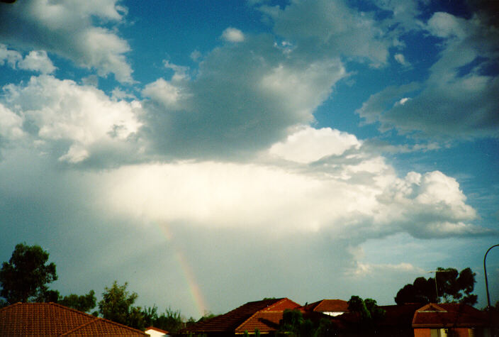 thunderstorm cumulonimbus_incus : Oakhurst, NSW   5 February 1996