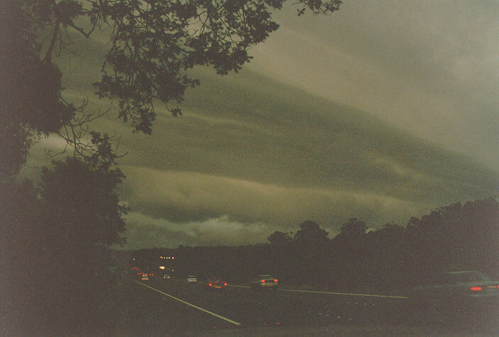 shelfcloud shelf_cloud : Gosford, NSW   29 September 1996