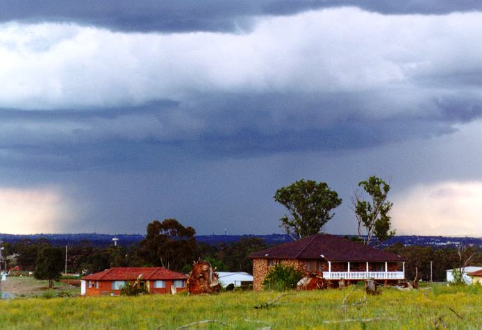 cumulonimbus thunderstorm_base : Schofields, NSW   30 September 1996