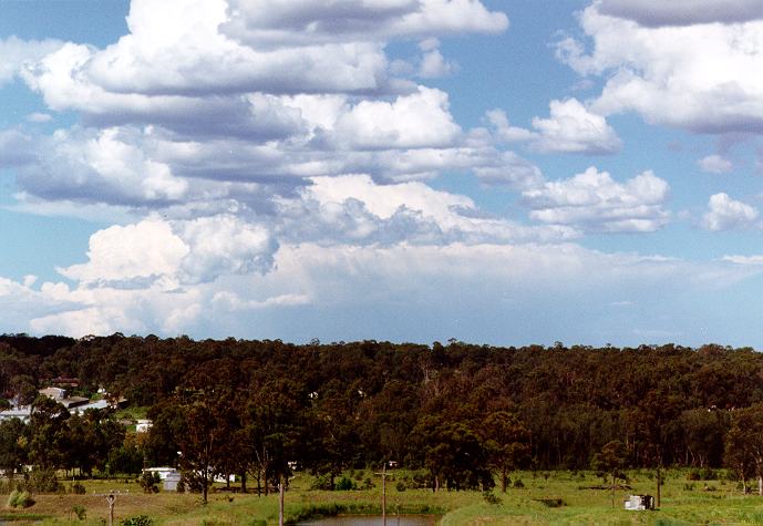thunderstorm cumulonimbus_incus : Schofields, NSW   9 November 1996