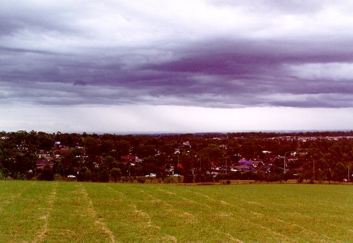 raincascade precipitation_cascade : Rooty Hill, NSW   17 November 1996
