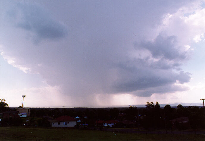 cumulonimbus thunderstorm_base : Riverstone, NSW   4 December 1996