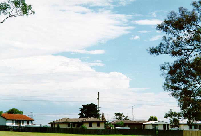 thunderstorm cumulonimbus_incus : Whalan, NSW   11 December 1996