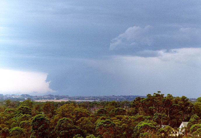 raincascade precipitation_cascade : Rooty Hill, NSW   7 January 1997