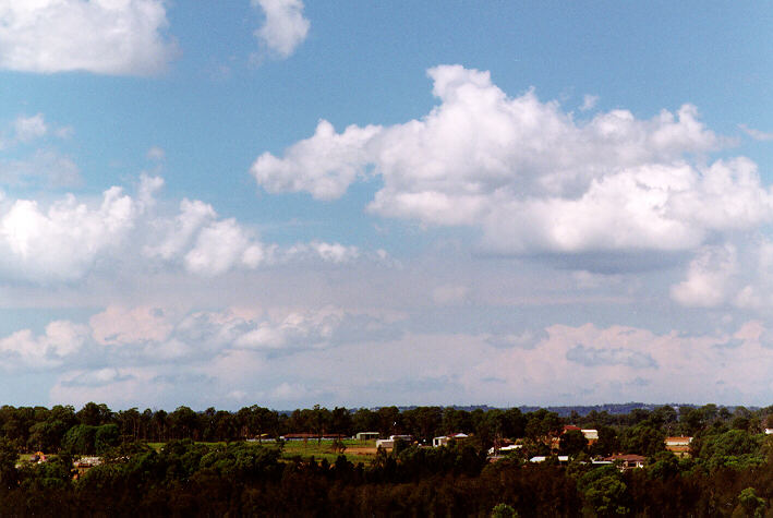 thunderstorm cumulonimbus_incus : Schofields, NSW   23 March 1997