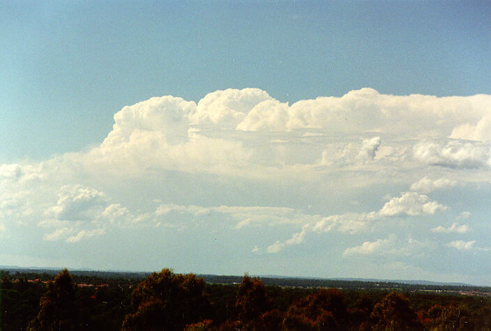 thunderstorm cumulonimbus_incus : Rooty Hill, NSW   23 March 1997