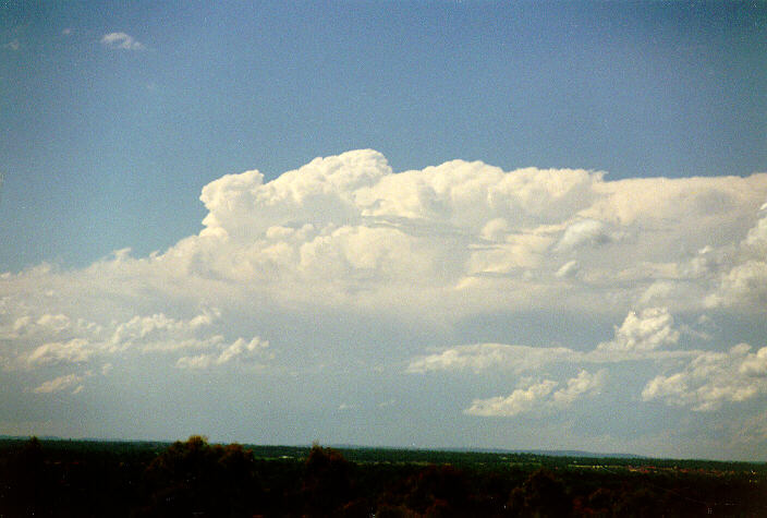thunderstorm cumulonimbus_incus : Rooty Hill, NSW   23 March 1997