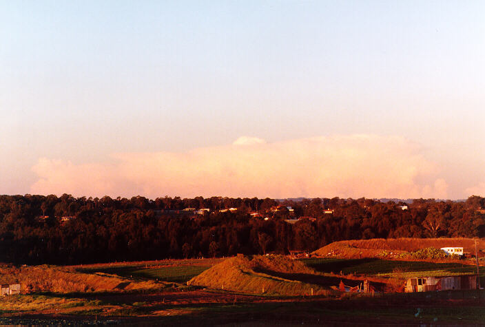 thunderstorm cumulonimbus_incus : Schofields, NSW   23 June 1997