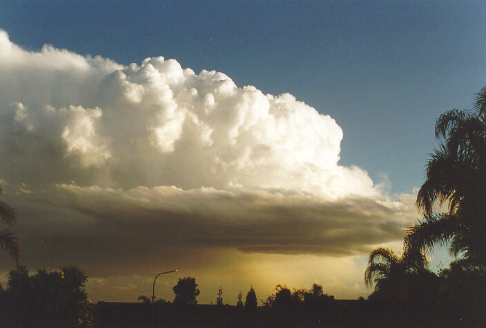 raincascade precipitation_cascade : Oakhurst, NSW   26 September 1997