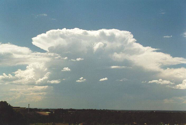 thunderstorm cumulonimbus_incus : Rooty Hill, NSW   27 October 1997