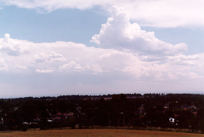 thunderstorm cumulonimbus_incus : Rooty Hill, NSW   26 November 1997