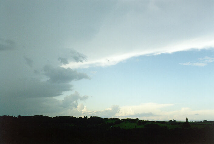 thunderstorm cumulonimbus_incus : Alstonville, NSW   24 December 1997