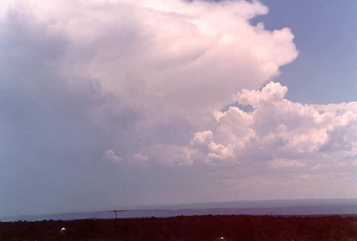 thunderstorm cumulonimbus_incus : Riverstone, NSW   1 January 1998