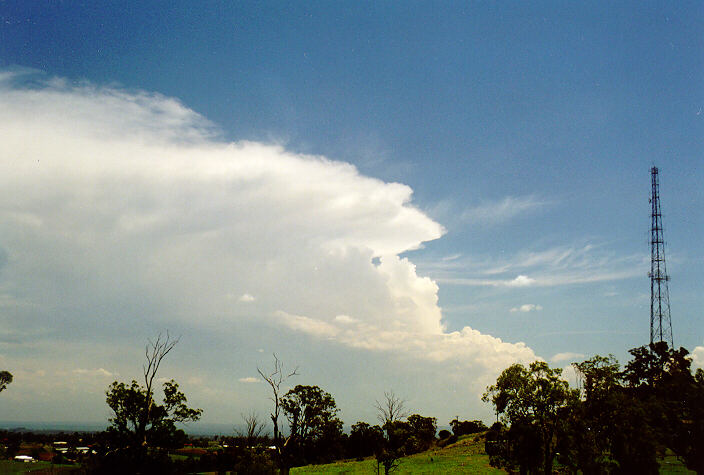thunderstorm cumulonimbus_incus : Horsley Park, NSW   1 February 1998