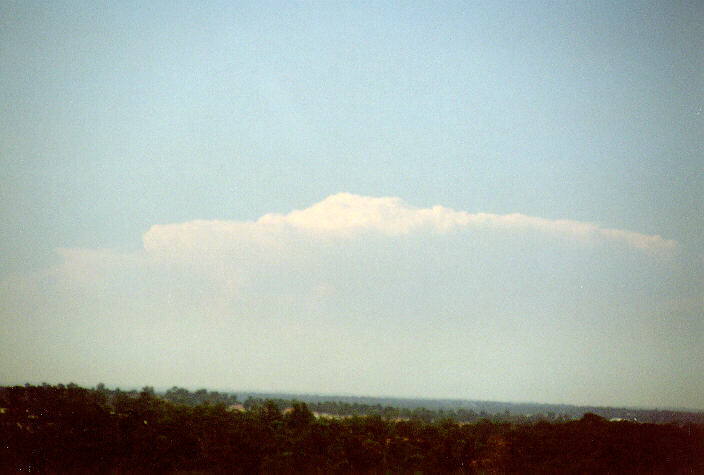 thunderstorm cumulonimbus_incus : Rooty Hill, NSW   4 February 1998