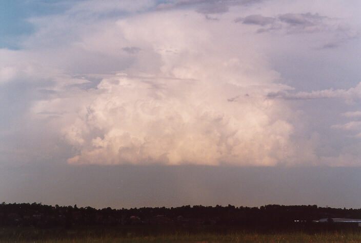 thunderstorm cumulonimbus_incus : Rooty Hill, NSW   15 February 1998