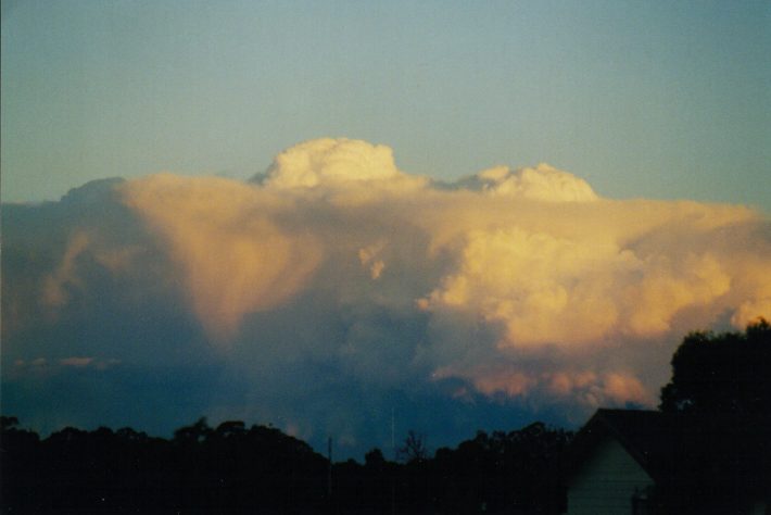 thunderstorm cumulonimbus_incus : Oakhurst, NSW   27 October 1998