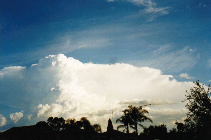 overshoot overshooting_top : Oakhurst, NSW   13 November 1998