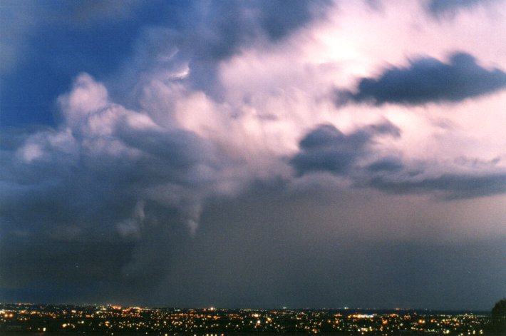 thunderstorm cumulonimbus_incus : Horsley Park, NSW   13 November 1998
