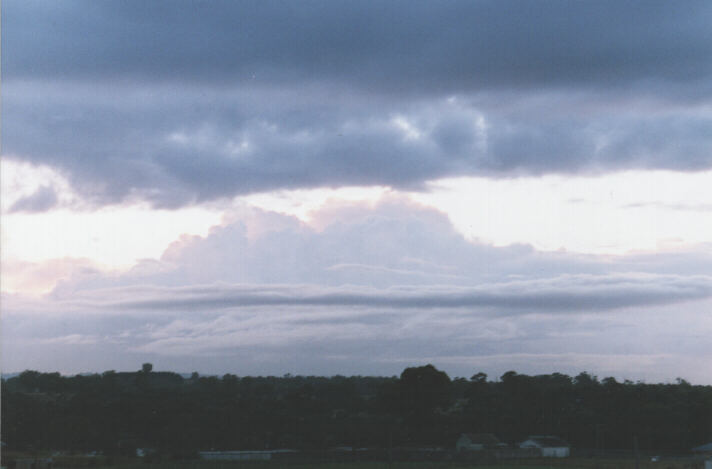stratocumulus lenticularis : Schofields, NSW   25 November 1998