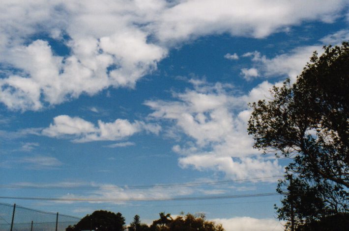 altocumulus castellanus : Ballina, NSW   21 December 1998