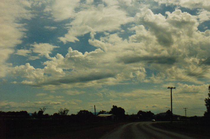 altocumulus castellanus : near Muswellbrook, NSW   7 March 1999