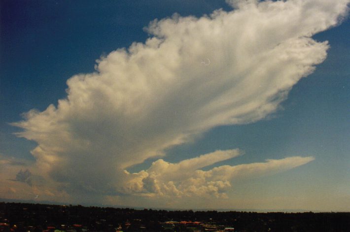thunderstorm cumulonimbus_incus : Rooty Hill, NSW   13 March 1999
