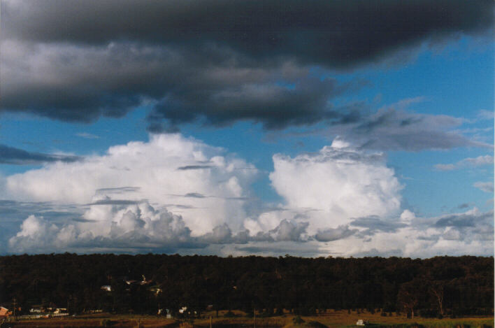 thunderstorm cumulonimbus_incus : Schofields, NSW   10 April 1999