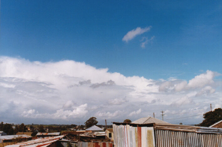 thunderstorm cumulonimbus_incus : Schofields, NSW   11 April 1999