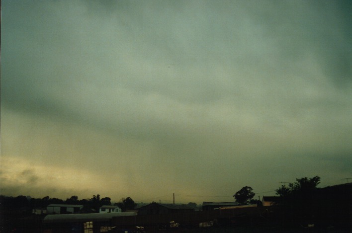 raincascade precipitation_cascade : Schofields, NSW   22 September 1999