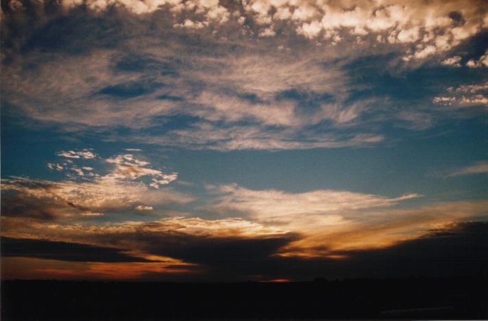 altostratus altostratus_cloud : Schofields, NSW   15 November 1999