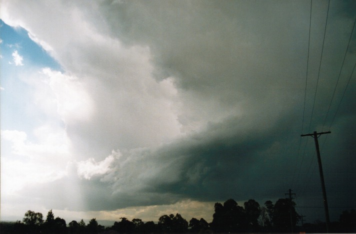 thunderstorm cumulonimbus_incus : Riverstone, NSW   16 November 1999