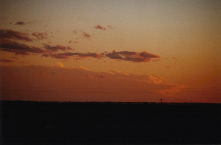 sunset sunset_pictures : Roma, Qld   21 November 1999
